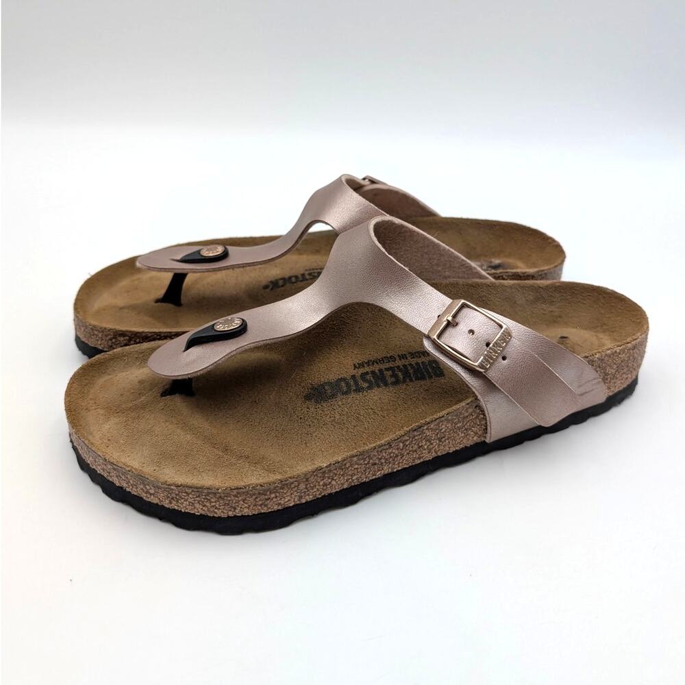 Birkenstock Gizeh Birko-Flor Thong Sandals Unisex Copper Size US W9/M7 EU40